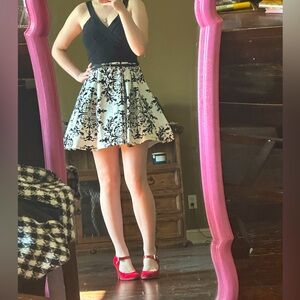 Black and white dress for formal/prom. Size 3.